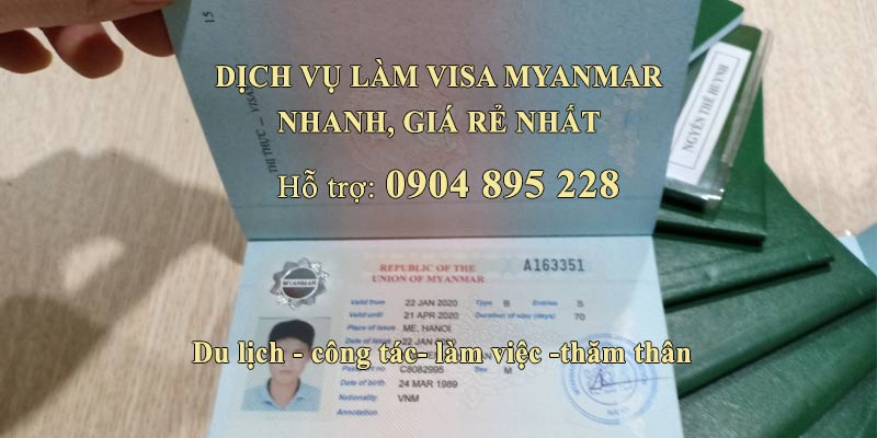 dịch vụ làm visa myanmar thăm thân nhanh chóng giá rẻ