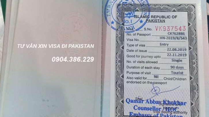 tư vấn xin visa đi pakistan