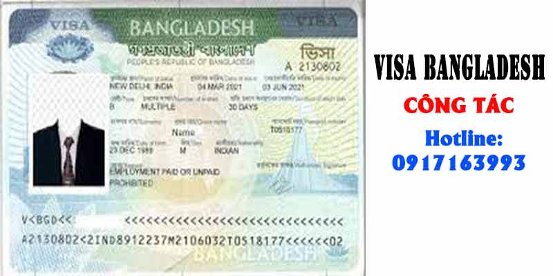 thủ tục xin visa bangladesh công tác