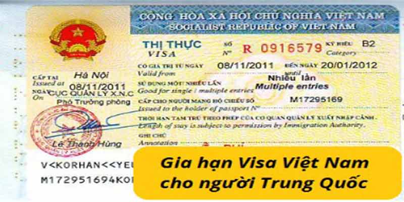 gia hạn visa cho người trung quốc ở tại lào cai